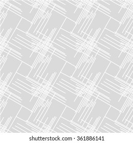 Seamless stripe pattern. Abstract monochrome background. Vector regular texture