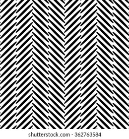 Seamless stripe pattern. Abstract monochrome background. Vector regular texture