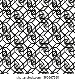 Seamless stripe pattern. Abstract monochrome background. Vector regular texture