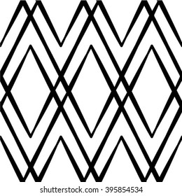 Seamless stripe pattern. Abstract monochrome background. Vector regular texture
