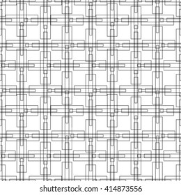 Seamless stripe pattern. Abstract monochrome background. Vector regular texture