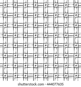 Seamless stripe pattern. Abstract monochrome background. Vector regular texture