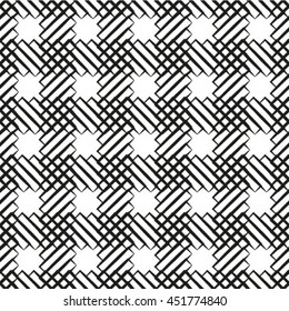 Seamless stripe pattern. Abstract monochrome background. 