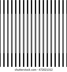 Seamless stripe pattern. Abstract monochrome background. Vector regular texture