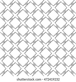 Seamless stripe pattern. Abstract monochrome background. Vector regular texture