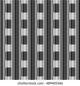 Seamless stripe pattern. Abstract monochrome background. Vector regular texture