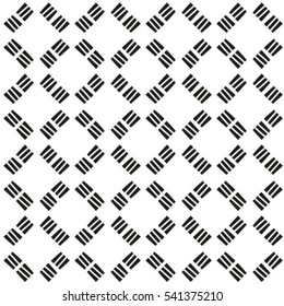 Seamless stripe pattern. Abstract monochrome background. Vector regular texture