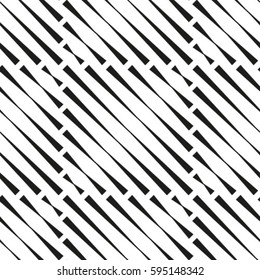 Seamless stripe pattern. Abstract monochrome background. Vector regular texture