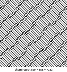 Seamless stripe pattern. Abstract monochrome background. Vector regular texture