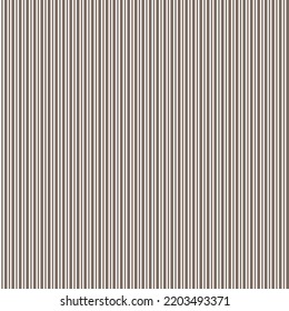 Patrón de rayas sin foco de color marrón. Vector de fondo abstracto de rayas verticales para textiles de moda, papel pintado, pancarta, embalaje.