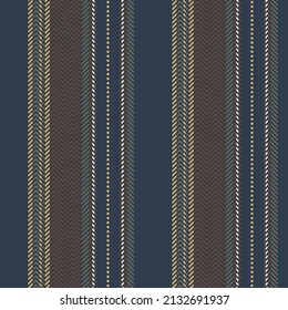 Seamless stripe pattern. Colored striped herringbone textured background. Textile design. Of printing on fabric, shirt, textile, curtain and tablecloth. Vector graphic.