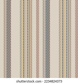 Seamless stripe pattern. Colored striped herringbone texture background. Textile design. Of printing on fabric, shirt, textile, curtain and tablecloth. Vector graphic.