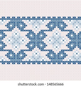 seamless stripe pattern and embroidery imitates