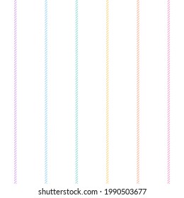 Seamless stripe pattern. Pastel spring summer thin line vertical vector for Easter holiday print. Simple light graphic for dress, shirt, skirt, other modern fashion or home textile design.