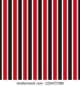 Seamless stripe pattern. Red and black striped background.