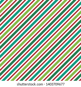 Seamless stripe pattern with red and green color