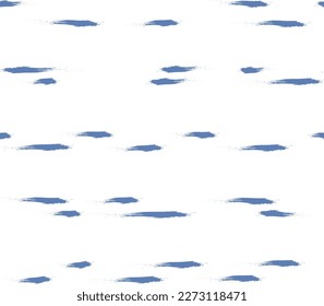 Seamless Stripe Pattern, Water vector background. rain drops brush stroke, curly paint lines, watercolor illustration