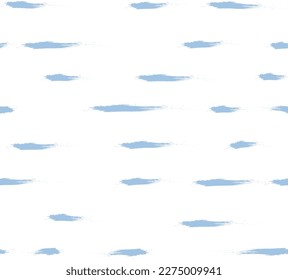 Seamless Stripe Pattern, Water vector background. rain drops brush stroke, curly paint lines, watercolor illustration