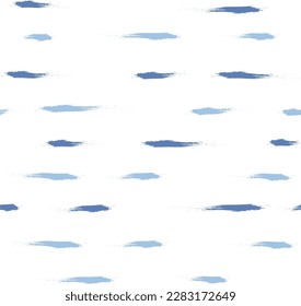 Seamless Stripe Pattern, Water vector background. rain drops brush stroke, curly paint lines, watercolor illustration - Shutterstock ID 2283172649
