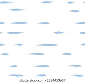 Seamless Stripe Pattern, Water vector background. rain drops brush stroke, curly paint lines, watercolor illustration