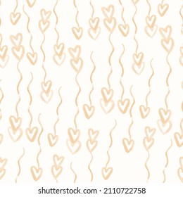 seamless stripe valentine day pattern background with heart  , valentine card