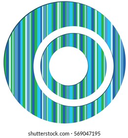 Seamless striped abstract background. Vector illustration