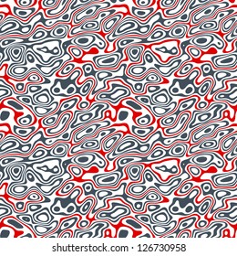 Seamless striped abstract pattern.  Varicolored zebra print. Vector illustration.