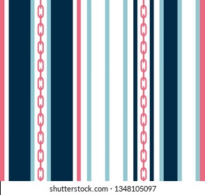 Seamless striped background. Vector vertical stripes pattern for design of fabrics, wallpapers, packaging.