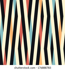 Seamless striped color background pattern