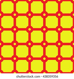 Seamless striped color grid pattern. Abstract repeated crossing lines texture background. Vector illustration 