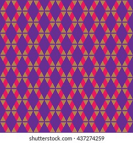 seamless striped colourful rhombus pattern.