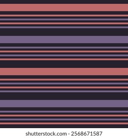 Seamless striped geometric pattern of horizontal lines.