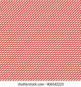Seamless striped grid red yellowish pattern. Abstract repeated crossing lines texture background. Vector illustration