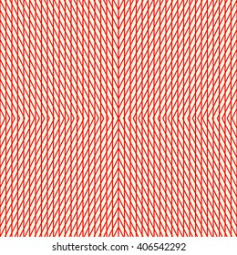 Seamless striped grid red yellowish pattern. Abstract repeated crossing lines texture background. Vector illustration
