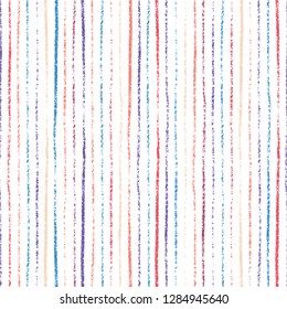 Seamless striped knitting pattern. Hand-drawn boundless background. Vector illustration.