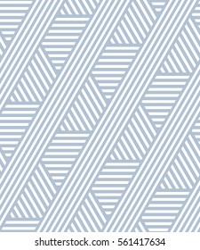 Seamless striped lines pattern. Geometric texture. Vector art.