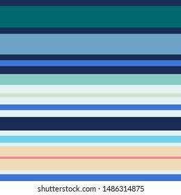 Seamless striped marine pattern, for textile decoration, background for greeting cards, gift paper.