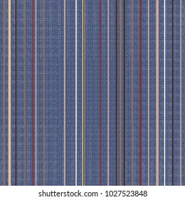 Seamless striped pattern. Abstract geometric pattern with vertical stripes on texture background. Vector