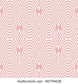 Seamless striped pattern. Abstract repeated round breaking waves texture background. Vector illustration