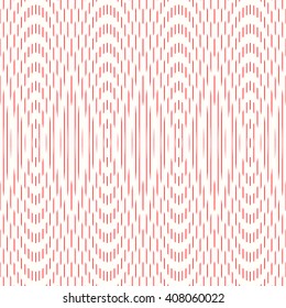 Seamless striped pattern. Abstract repeated round breaking waves texture background. Vector illustration 