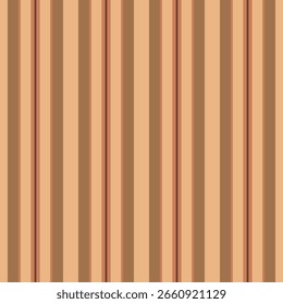 Seamless striped pattern for autumn.Vertical stripes lines abstract repeat pattern in brown.Vector illustration background wallpaper for fabric and prints.