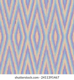 Seamless striped pattern in Aztec style. Folk embroidery.. Aztec ikat style. Seamless vector image. Thin lines