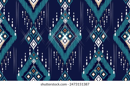 Seamless striped pattern in Aztec style. Figure tribal embroidery. 
Indian, Scandinavian, Gyp
sy, Mexican, folk pattern.
