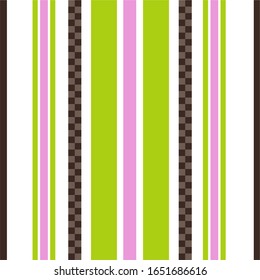 Seamless striped pattern in in bright  colors. Vertical striped pattern. Vector illustration