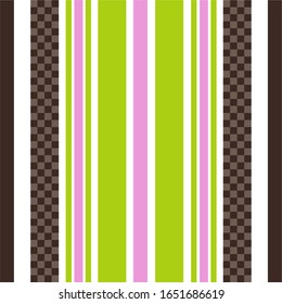 Seamless striped pattern in in bright  colors. Vertical striped pattern. Vector illustration