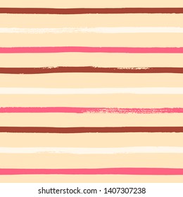 Seamless striped pattern in bright playful colors.