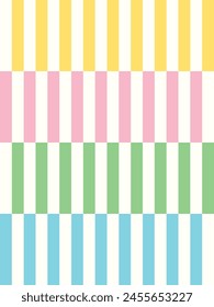 Seamless striped pattern design. Bright striped background. Vector illustration.