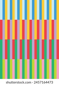 Seamless striped pattern design. Bright striped background. Vector illustration.