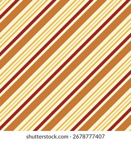 Seamless striped pattern in diagonal.Autumn, fall stripes seamless pattern.Stripe lines abstract repeat pattern vector illustration background wallpaper.