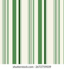 Padrão listrado sem costura em verde e bege.Vertical linhas de listras abstrato padrão repetido vetor ilustração fundo papel de parede para tecido e impressões.